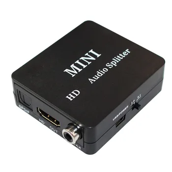 HDMI-suderinama su HDMI-suderinama SPDIF,COAXIAL,AUSINIŲ , 2CH/5.1 CH ,Audio Extractor Konverteris Audio Splitter su usb laidu