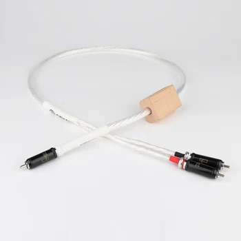 Hi-End Odin kabelių Viena RCA ir Dvi RCAs Sujungti Viena linija Garso kabelis RCA kabelis