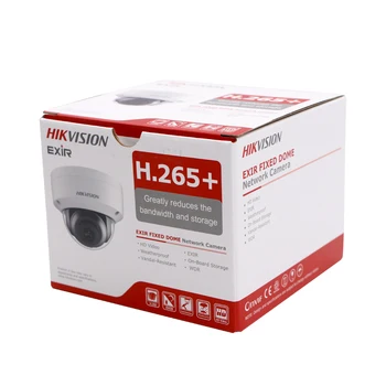 Hikvision 4MP Dome IP VAIZDO Kamera su POE DS-2CD2143G0-aš CMOS IR Tinklo Saugumo Night Versija Kamera H. 265 su SD Kortelės Lizdas IP 67
