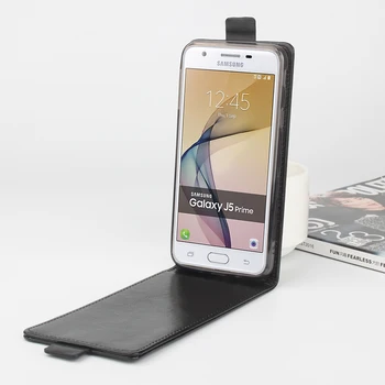 HongBaiwei Case Cover for Samsung Galaxy J5 Premjero Atveju Prabangus Odinis Retro Vertikalus Flip Telefonas Padengti
