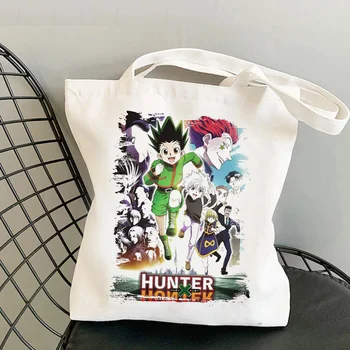 Hunter x Hunter pirkinių krepšys bolsa bakalėjos shopper, recirkuliacijos maišelį džiuto pluošto krepšys bolsas de tela maišelis audinio daugkartinio naudojimo maišelį tohidlou