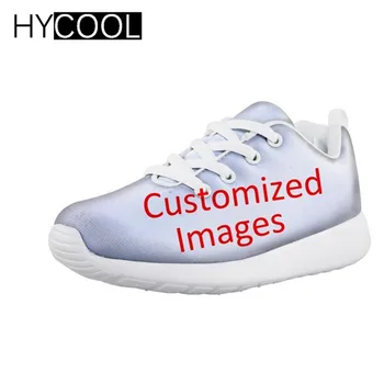HYCOOL Custom Savo Logo/Image/Nuotraukų Spausdinimo Vaikiškų Batų Futbolo Bateliai Vaikams Berniukams Sportiniai Mergaičių Sporto Avalynė