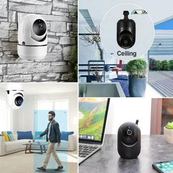 IP Kameros Originalus Juodas Smart Home Security Priežiūros 1080P Debesis Auto Stebėjimo Tinklo Belaidžio YCC365 PLIUS WiFi Kamera