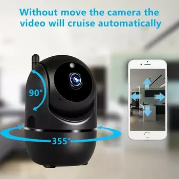 IP Kameros Originalus Juodas Smart Home Security Priežiūros 1080P Debesis Auto Stebėjimo Tinklo Belaidžio YCC365 PLIUS WiFi Kamera