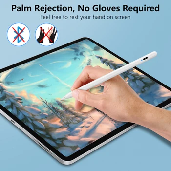 IPad Pieštukas su Palmių Atmetimo Aktyvus Stylus Pen for Apple Pieštuku 2 1 iPad Pro 11 12.9 2020 M. 2018 M. 2019 M., 4 Oro Lašas Laivybos