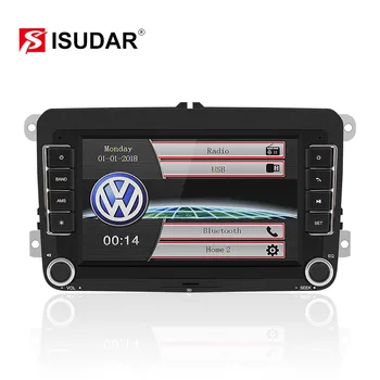 Isudar 2 Din Auto Radijas, Skirtas VW/Audi/Skoda/Octavia/Fabia/Yeti/Superb/Seat Automobilių Multimedia Stereo Canbus Veidrodis Nuorodą Fotoaparatas