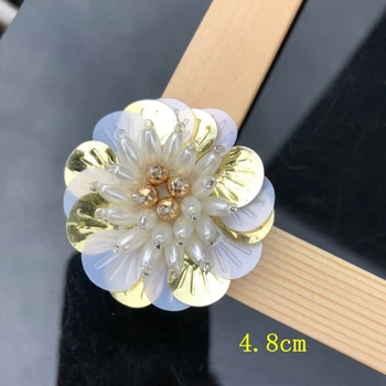 Išskirtinį 3D gėlių aplikacijos nagų granulių pleistras boutifrock gėlių priedai 