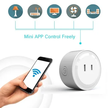 Japonijos Specifikacijos Mini Wifi Smart Lizdo Kištuką APP Nuotolinis Valdymas Lizdas Balso Laikas Lizdas Smart JP Plug