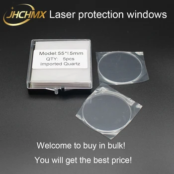 JHCHMX Lazerio Apsaugos Windows/Objektyvas 55*1,5 mm 0-6500W Importo Kvarco 759720 už Trumpf Lazerinio Suvirinimo Mašina