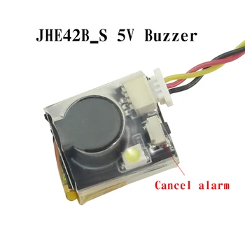 JHE42B_S 5V Super Garsiai Buzzer Tracker 100dB Su LED Garso Signalą FPV Lenktynių Drone Skrydžio duomenų Valdytojas