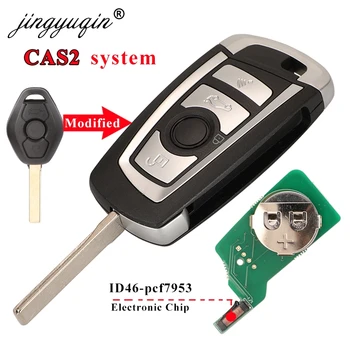 Jingyuqin CAS2 Modifikuotų Apversti Nuotolinio Klavišą 315/433/868MHZ ID46-PCF7953 Chip BMW 3 5 7 E38 E39 E46 M5 X3 X5 E65 4 Mygtuką Fob