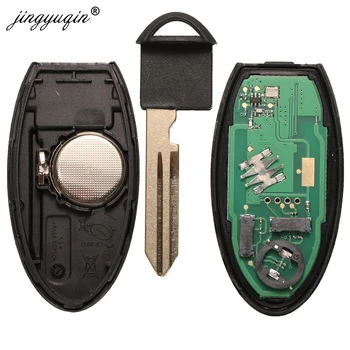 Jingyuqin Smart Remote Key 3 Mygtukai NISSAN Qashqai, X-Trail TIIDA SYLPHY Automobilių 433.92 MHz/315Mhz Chip 4A ID46 ID47