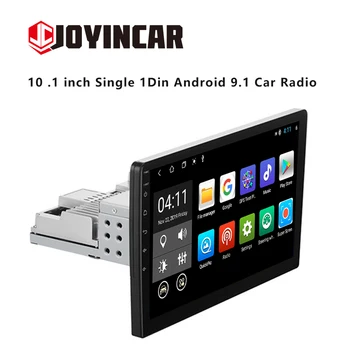 JOYINCAR 10 .1 colių 1Din Android 9.1 Automobilio Radijo Multimedia Player Universalus Auto Stereo GPS Navigacija, Bluetooth, Garso ir Vaizdo Žaisti