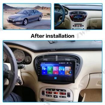Jutiklinis ekranas Android 8.0 Automobilio Multimedijos Grotuvo Peugeot 607 2002-2008 automobilių GPS Navigacija, Wifi, BT Audio Radijas stereo galvos vienetas