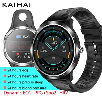 KAIHAI žiūrėti smart watch vyrų ios / Android smartwatch 2021 rankiniai laikrodžiai 24 valandas miego Fitness Tracker stebėti laikrodis
