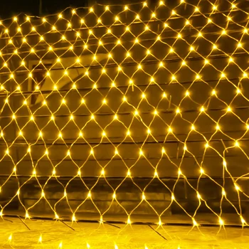 Kalėdinė Girlianda Pasakų Šviesos 2x2/2x3/6x4M Lauko LED Grynasis Akių Styginių Šviesos Blyksnis Kalėdų Šviesos Vestuves Atostogų
