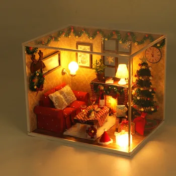 Kalėdų Išvakarėse Medžio, Medinių Miniatiūriniai 