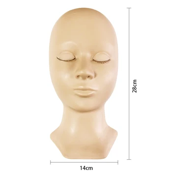 Karšto Pardavimo Keičiamų vokų Blakstienų Skiepyti Mokymo Manekeno Galvos Praktikos, Kad Iki Masažas, Blakstienų priauginimo Mokymo Modelis