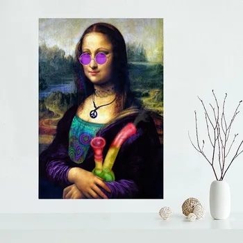 Karšto Pardavimo Užsakymą Mona Lisa Drobės Plakatas Namų Dekoro Plakato spauda kūrybos freskos meno didesnio Dydžio-Geriausia Dovana