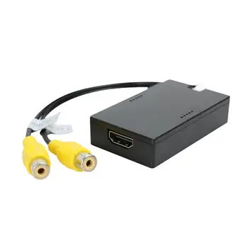 Karšto Pardavimui, HDMI, RCA AV/CVBS Adapteris HD 1080P Mini HDMI Video Converter BOX PS3 VCR, DVD PALNTSC PC