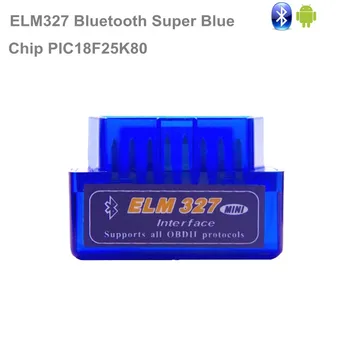 Karšto PIC18F25K80 Lustas Super ELM327 OBD2 WIFI V1.5 Aparatūra Veikia Android/iOS ELM 327 Bluetooth 