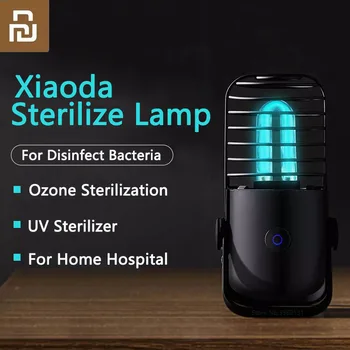 Karšto Xiaomi Xiaoda Sterilizer Uv Lempa Ozonui 360 Antivirus Šviesos Dezinfekavimo Poratble Baktericidiniu Ozono Sterilizacija Sterilizer