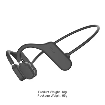 Kaulais Ausines Bluetooth 5.0 Belaidžio Ne In-Ear Ausinės Sweatproof Vandeniui Sporto Ausines 18g Ausinių