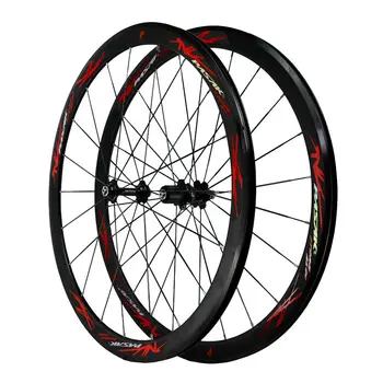Kelių dviračių wheeles itin lengvo aliuminio keturių perlin plokšti stipinai, 3.0 lenktynių 40 ratlankiai kelių dviratį varantys 700C su F/V