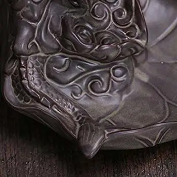 Keramikos Moliuskui Smilkalų Degiklis Kūrybos Namų Dekoro Dragon Smilkalų Laikiklis Censer su Krištolo Rutulį +50pcs Smilkalai Kūginiai A
