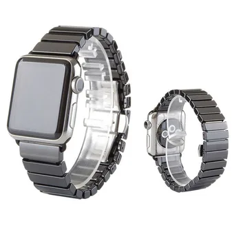 Keramikos Watchband Apple Watch Band 44mm 42mm 40mm 38mm Nuorodas, Apyrankė Keramika Diržu, Apple Watch Series 5 4 3 2 1 Juostos