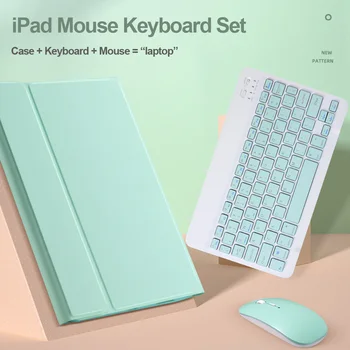 Keyboard Case For iPad 9.7 2017 2018 10.2 6-osios, 7-osios Kartos 