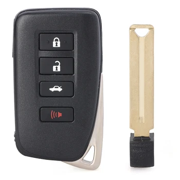 KEYECU Keyless Go Smart Key 4 Mygtuką FSK 315MHz 8A Chip VISUREIGIS už 