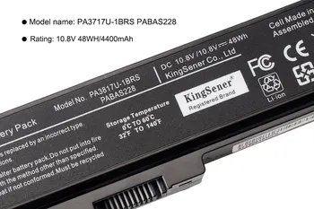 KingSener PA3817U-1BRS PA3817U Baterija Toshiba Satellite A660 C640 C600 C650 C655 C660 L510 L630 L640 L650 L670 L770 PA3818U