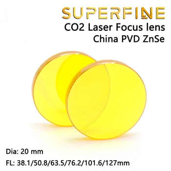 Kinija Znse Menisko fokusavimo CO2 lazerio lęšio Dia. 20mm Židinio nuotolis 38.1 50.8 63.5 101.6 127mm lazerio pjovimo mašina