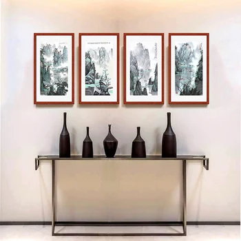 Kinijos tradicinės dekoratyvinis dažymas akmens tapybos kambarys lijiang pavasario frameless freskos ir pažymėkite tapyba