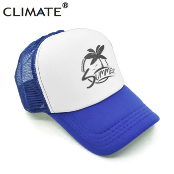 KLIMATO Vasaros Banglenčių Trucker Bžūp Skrybėlę Pajūrio Sandbeach Kokoso Hip-Hop Kepurės Atostogų Tinklinio, Beisbolo Kepurė Hat Vyrams Moterims Jaunimui