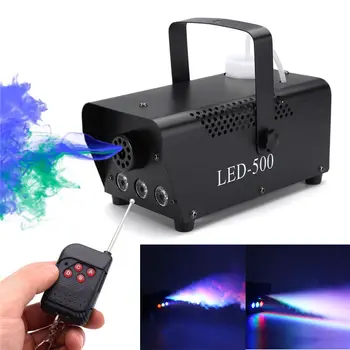 Kontrolės inalámbrico LED 500W maquina de humo RGB Spalvų LED maquina de niebla LED generador de niebla para escenario eyector de h