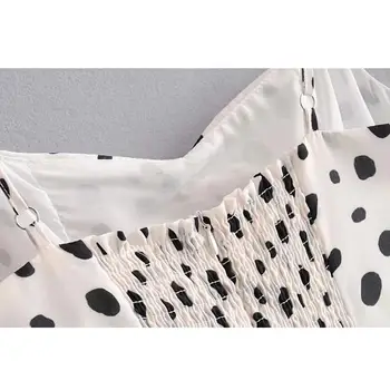 Korėjos suknelė 2019 Seksualus backless elegantiškas cami midi suknelė vintage leopardas spausdinti balta suknelė moterims vasaros suknelės kawaii streetwear