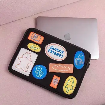Korėjos Turėti Nešiojamą kompiuterį Notebook Case 11 13 Colių Mielas Tablet Sleeve Maišelį, Skirtą 