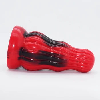 Kreivi storio analiniai žaislai big butt plug šilumos kriaukle struktūra didelis silikoninis dildo YOCY nauja meno fetišas erotinis sekso žaislai