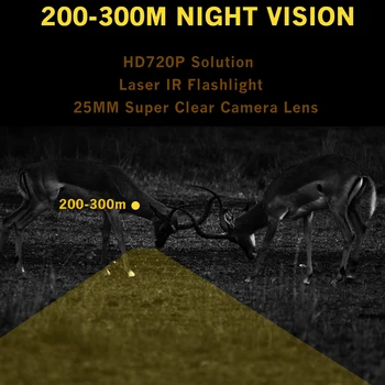 Labai Integruota Megaorei 3 Naktinio Matymo taikymo Sritis Optinis Naktį Akyse Medžioklės Kamera NV007 Spotting scope su 850nm lazerio SPINDULIŲ
