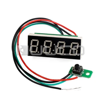 Laikrodis/Reguliuojamas Automobilių Laikrodis Žalia Led ekranas, Laikrodis DC 12V 24V Skaitmeninis Matuoklis/Panel Meter 