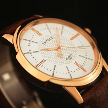 Laikrodžiai Vyrams 2020 YAZOLE Top Brand Prabanga Paprastas Stilius Atsitiktinis Laikrodis Odos Watchband Hodinky Vyrų Kvarcinis-Laikrodis montre homme