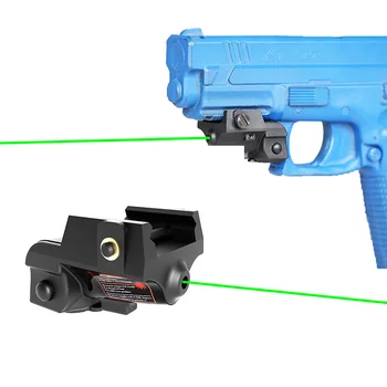 Laserspeed pistoletas žalia lazerinis žymeklis 5mw įkrovimo 9mm lazerio airsoft oro patrankos šaudymo glock g17 18c 19 21 26 g28
