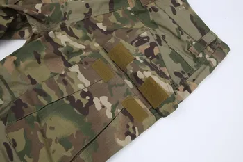 Lauko Karinę Uniformą Kovoti su Mokymo Kelnės Taktinis Multi Pocket Kamufliažas Krovinių Kelnės CS Srityje Kamufliažas Kariuomenės Kombinezonas