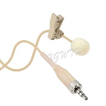 Lavalier Atvartas, Mikrofonas (3,5 mm Varžtas Užrakto Kaištis prisegamas ant Kondensatoriaus Mikrofonas už Sennheiser Belaidžio ryšio Sistema, Siųstuvas Kūno Pack