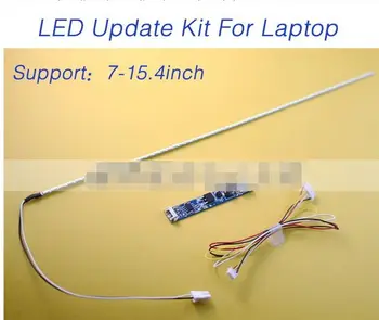 LCD Nešiojamas Dimable LED Apšvietimo Lempų, Reguliuojamas Šviesos Atnaujinti Rinkinys Juostelės+Valdyba 9-25V Įėjimas Nemokamas Pristatymas