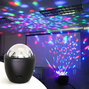 LED USB Mini Balso Aktyvuota Kristalų Magija Kamuolys Led Etape Diskoteka Kamuolys Projektorius Šalis, Apšvietimas DJ Šviesos Namų KTV Baras, Automobilių