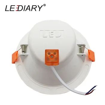 LEDIARY LED Belaidis PIR Judesio Jutiklis Šviestuvai Protingas Spindulių Indukcijos SMD 6W 12W 110-240V Embedded Lubų Vietoje Lempos