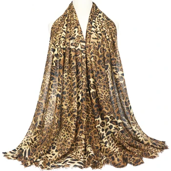 Leopard šalikas pashminas moterų gyvūnų spausdinti medvilnės žiemos šalikai moteris pavogė ilgai echarpe foulard femme bufanda mujer